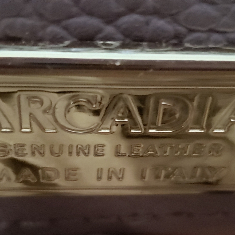 Arcadia Taupe Leather Crossbody Bag - Picture 3 of 6